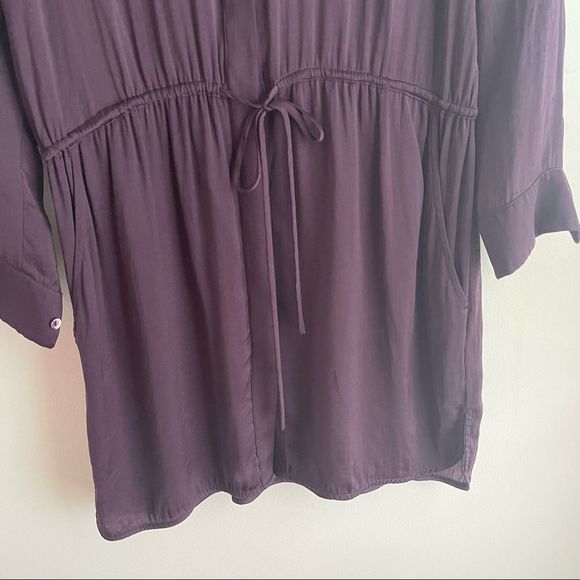 Vince Purple Midi Dress - Picture 4 of 9
